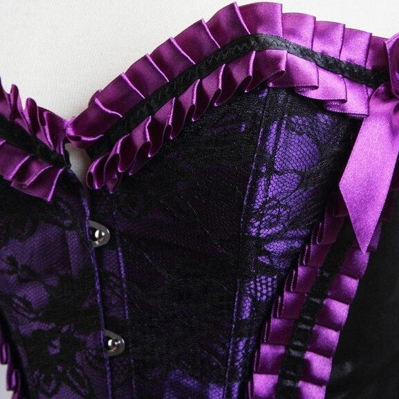 corset séduction violet