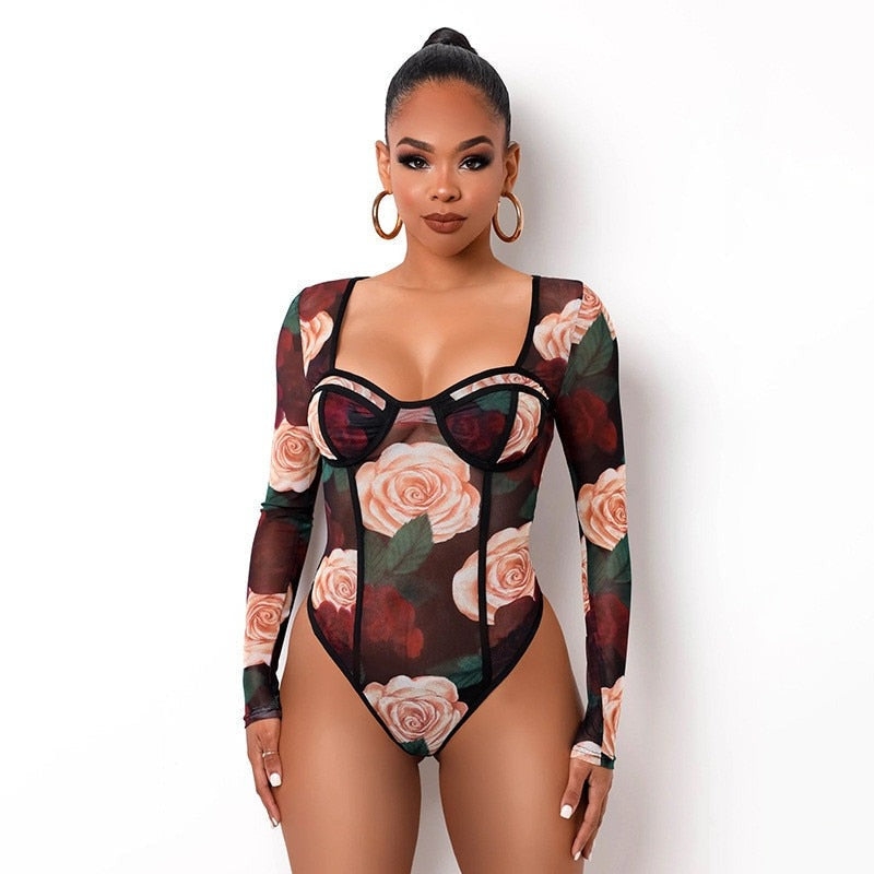 Corset Femme Fleuri