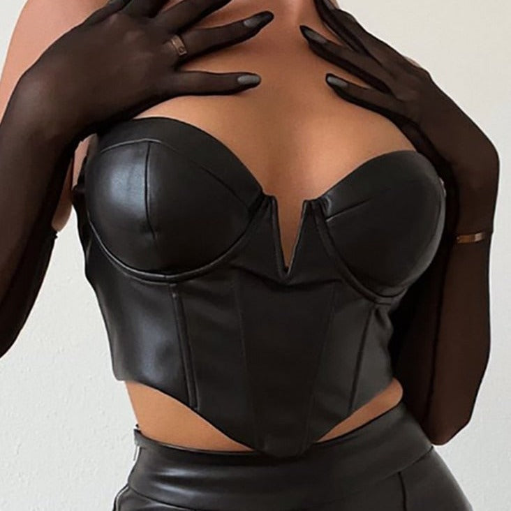 latex corset mode