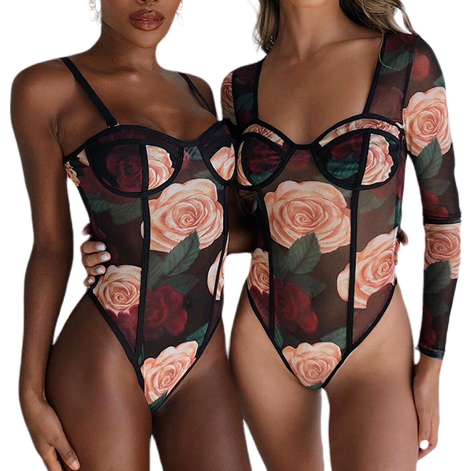 Haut Corset Fleuri