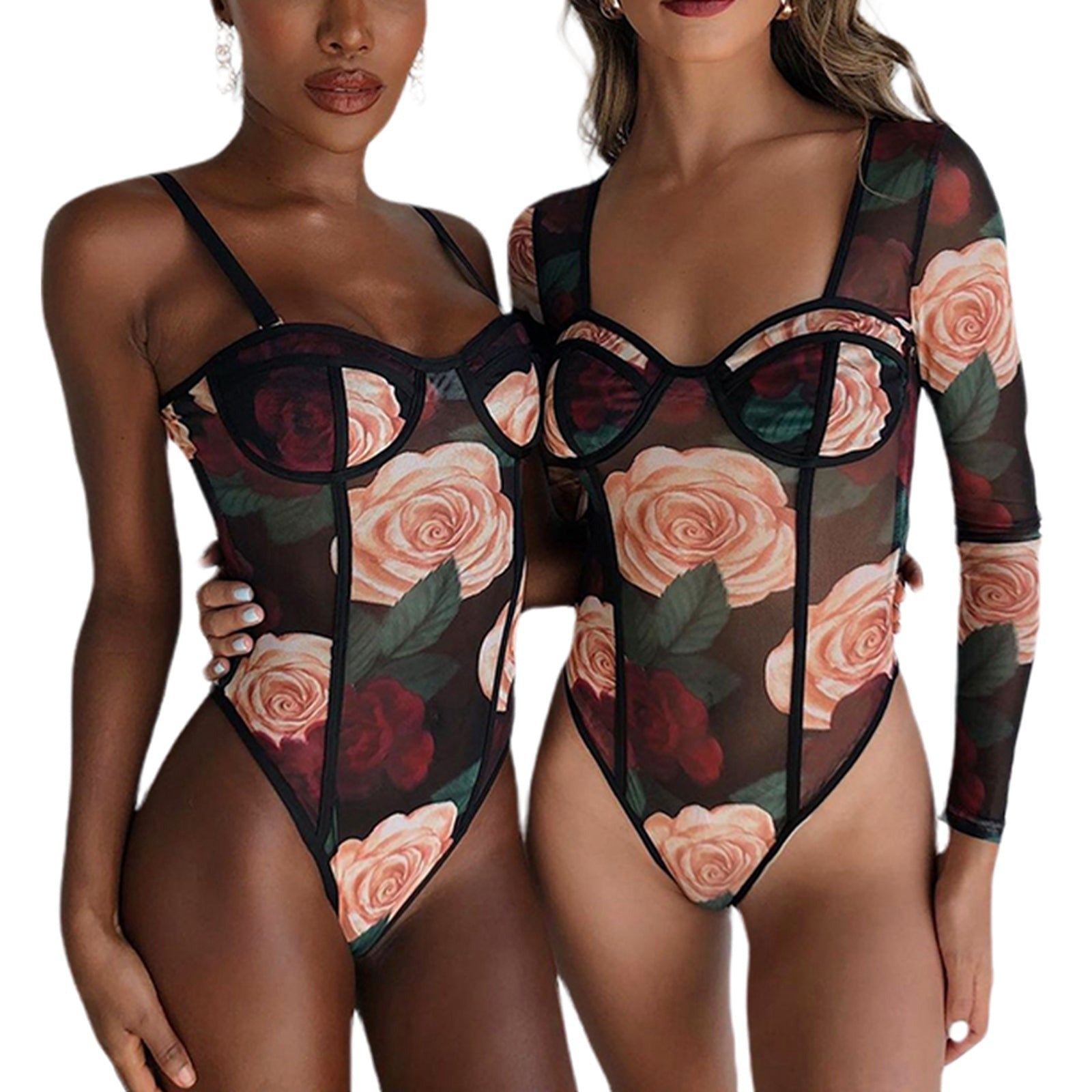 corset fleuri élégant
