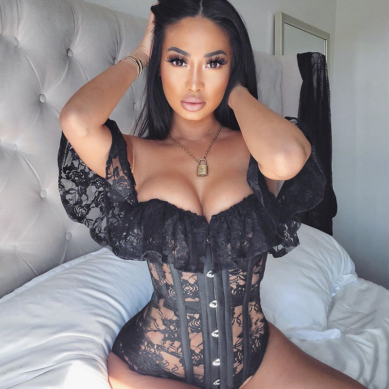 elegant corset noir