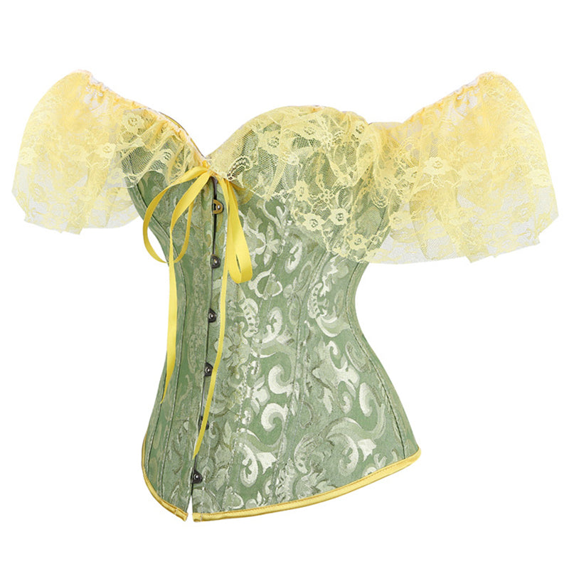 Corset Vert avec Dentelle