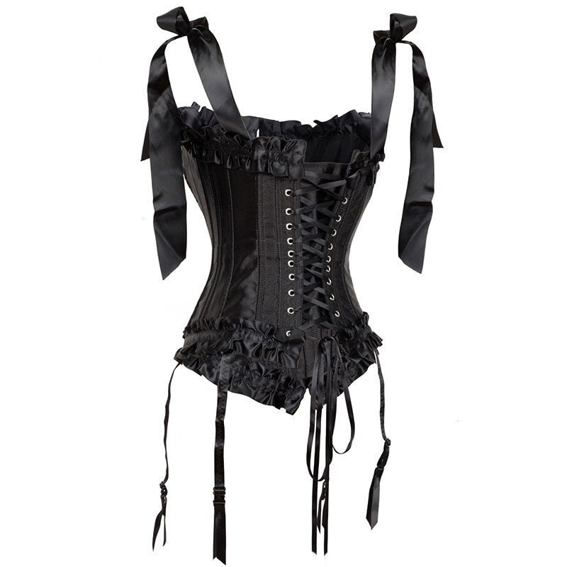 corset féminin noir