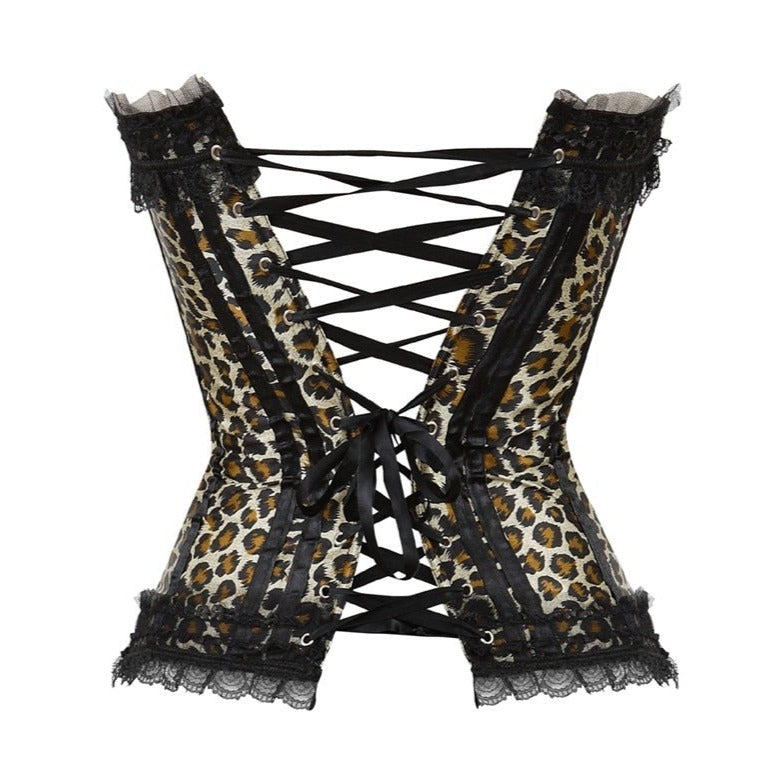 corset enveloppant en satin