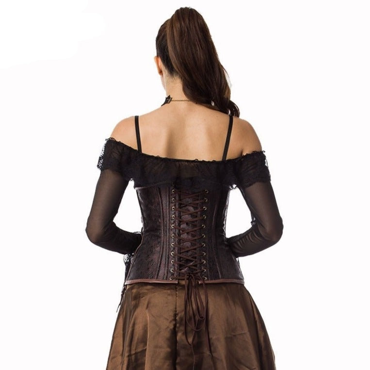 corset féminin cuir
