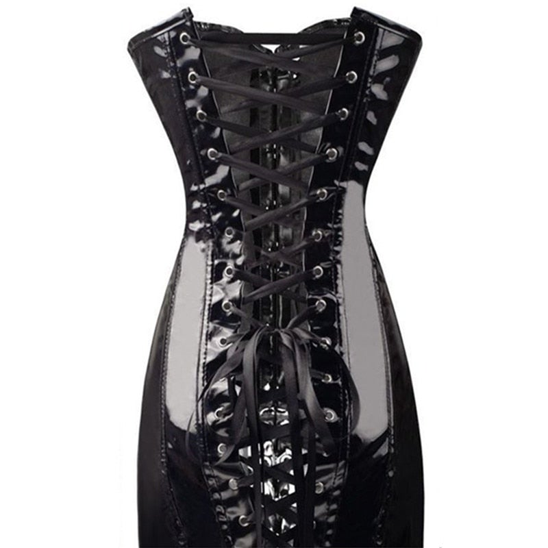 Mode audacieuse en latex noir
