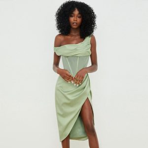 Robe Corset Bustier Chic Vert