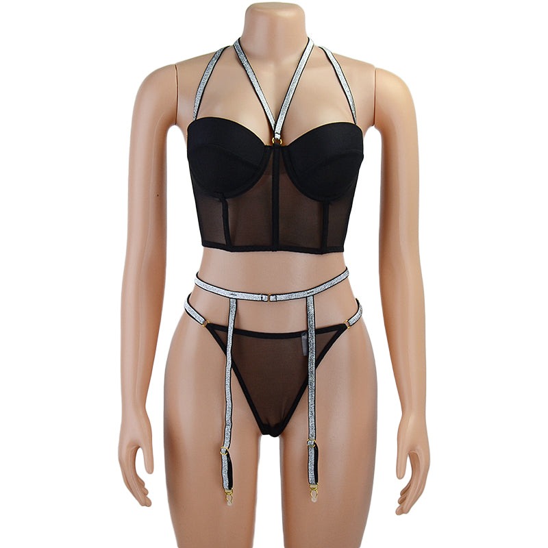 corset séduisant noir