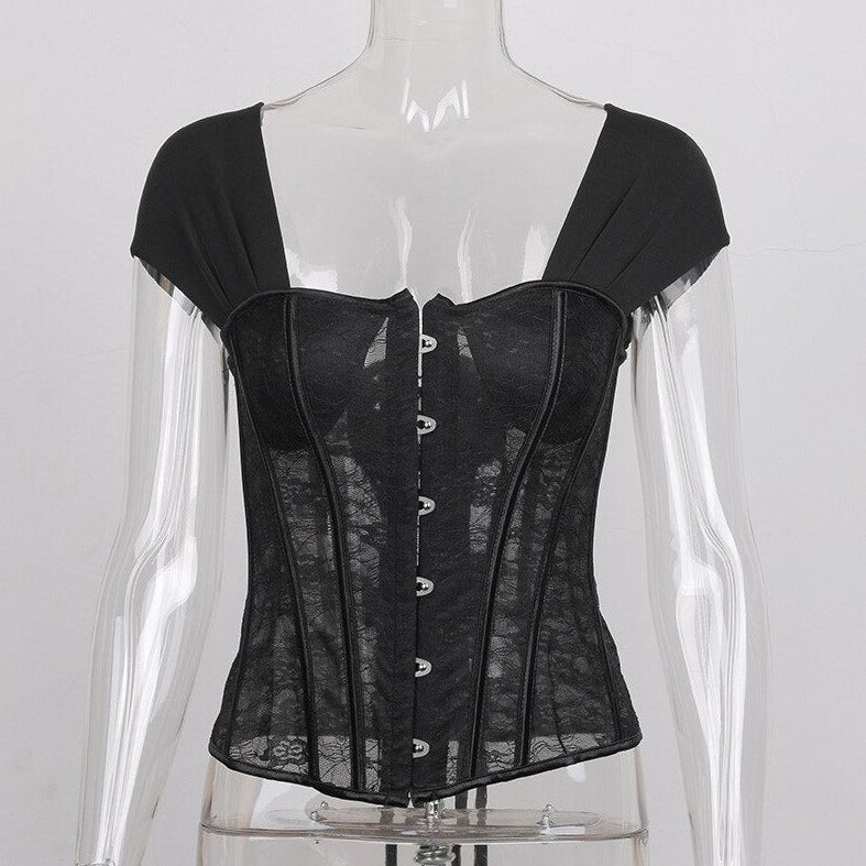 lingerie élégante noire