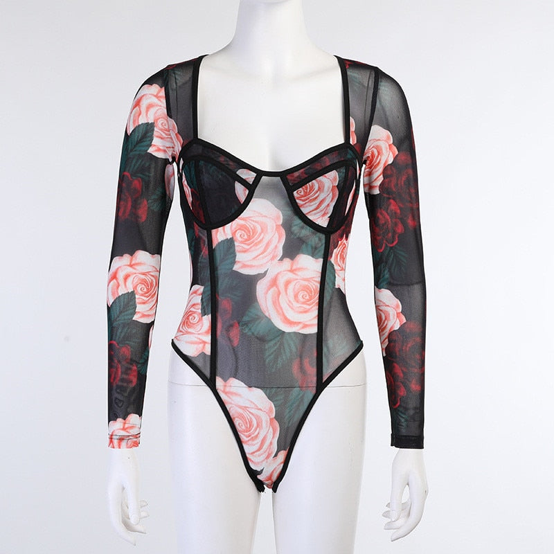 Vêtement Fleuri Corset