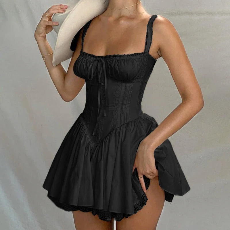 robe élégante avec corset intégré