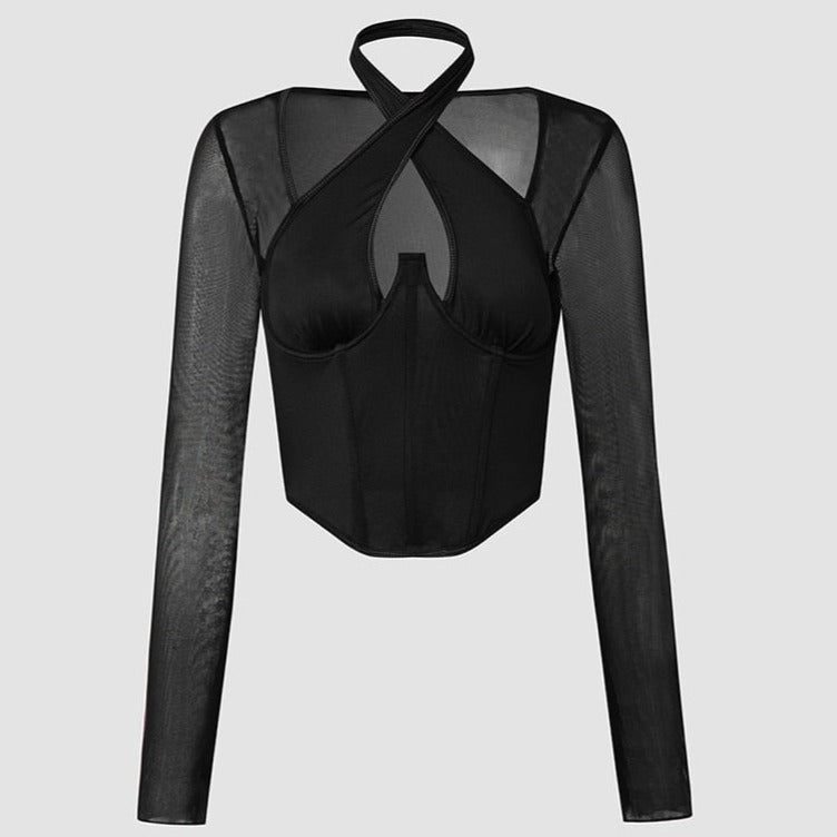 Corset noir style