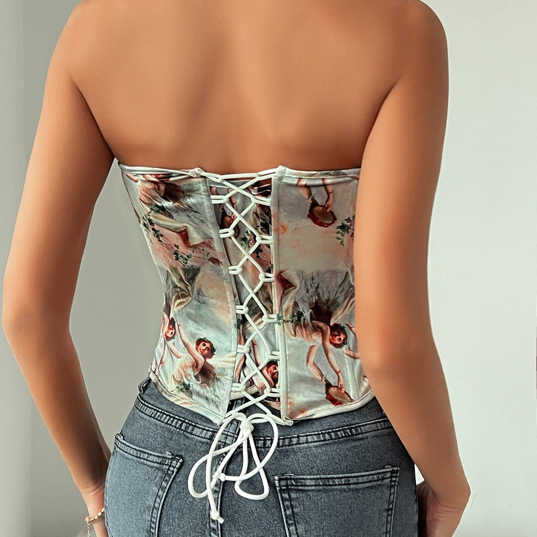 femme en corset victorien