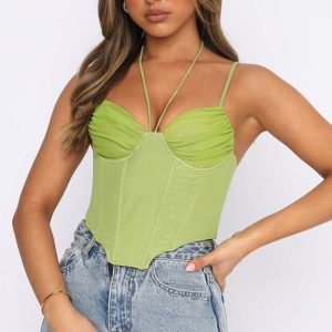 Top Corset Vert