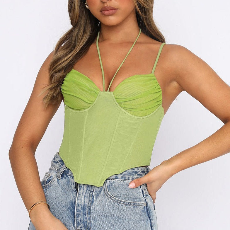 Top Corset Vert