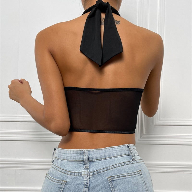 bustier noir chic