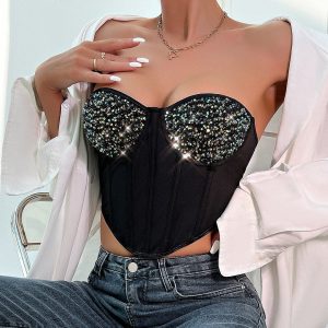 Top Bustier Paillette
