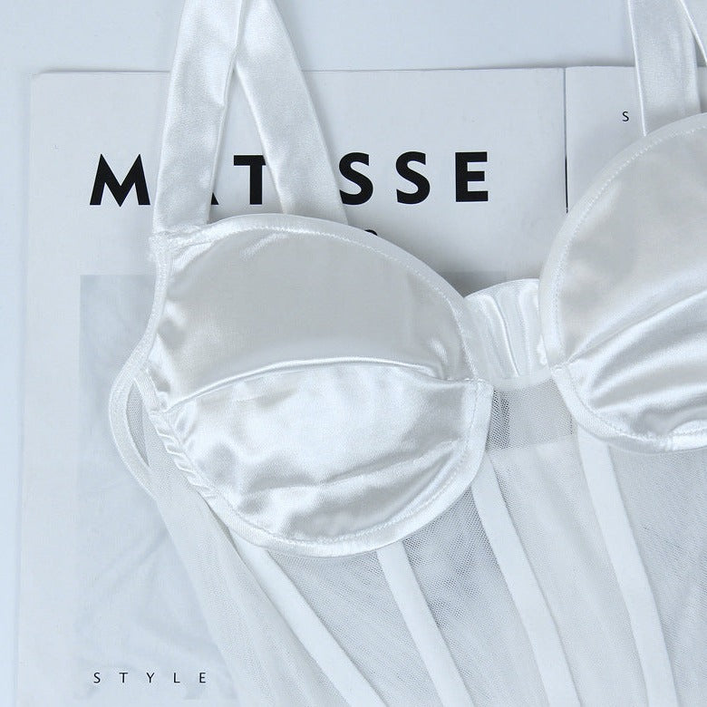Corset Blanc Balconnet