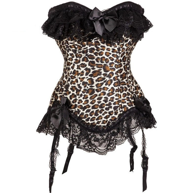 corset femme léopard