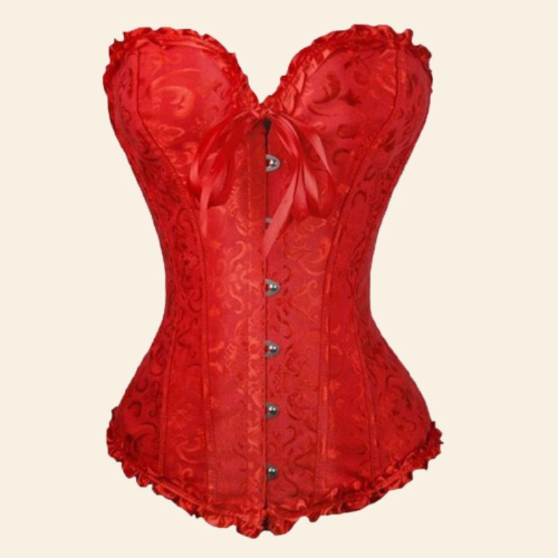 Corset Sexy Rouge Éclatant