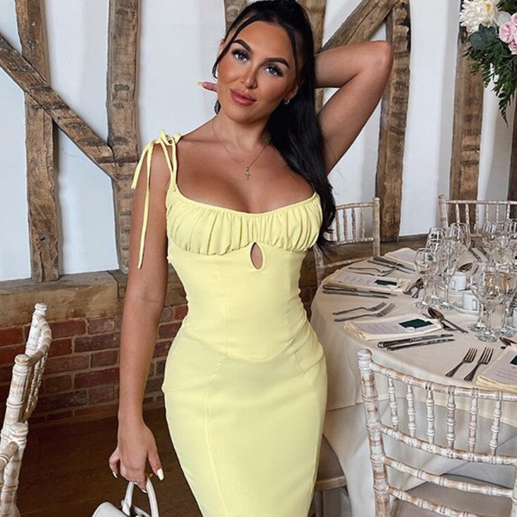 robe longue bustier