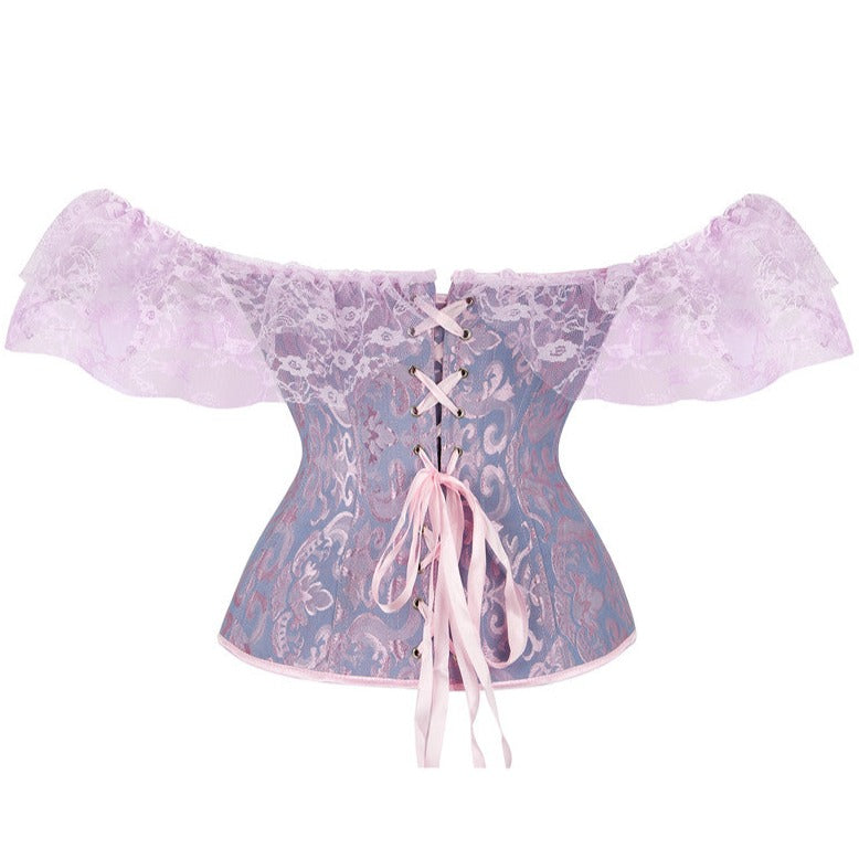 corset femme violet élégant