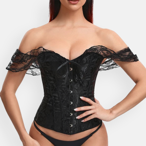 bustier corset chic noir