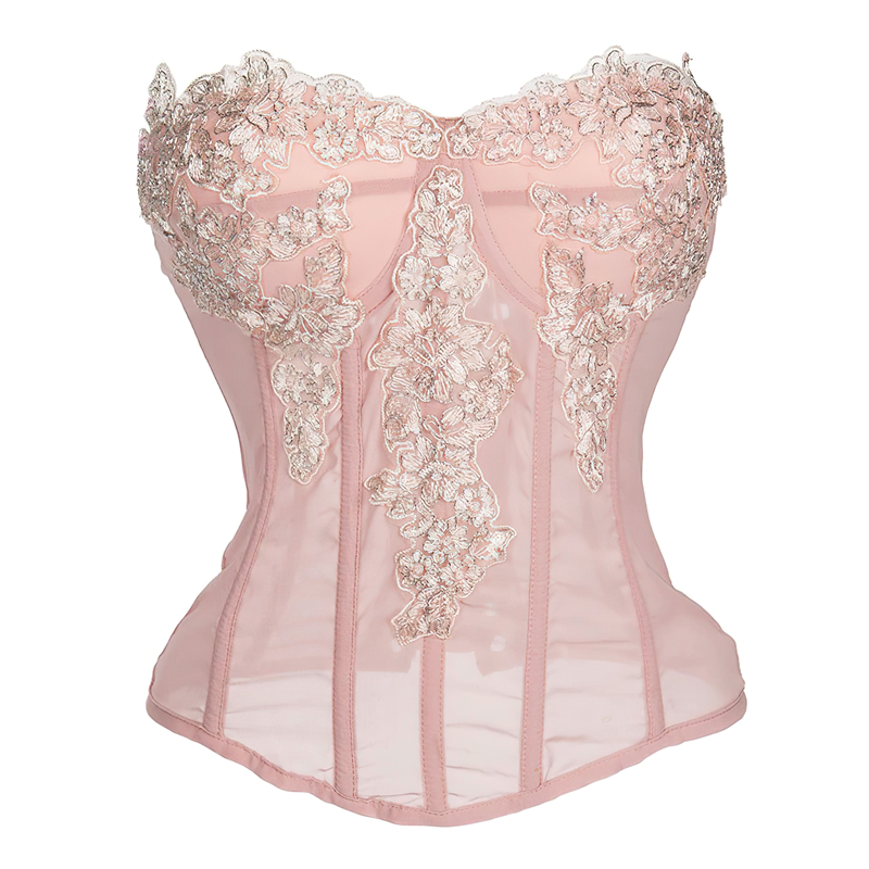 bustier avec fleurs décoratives