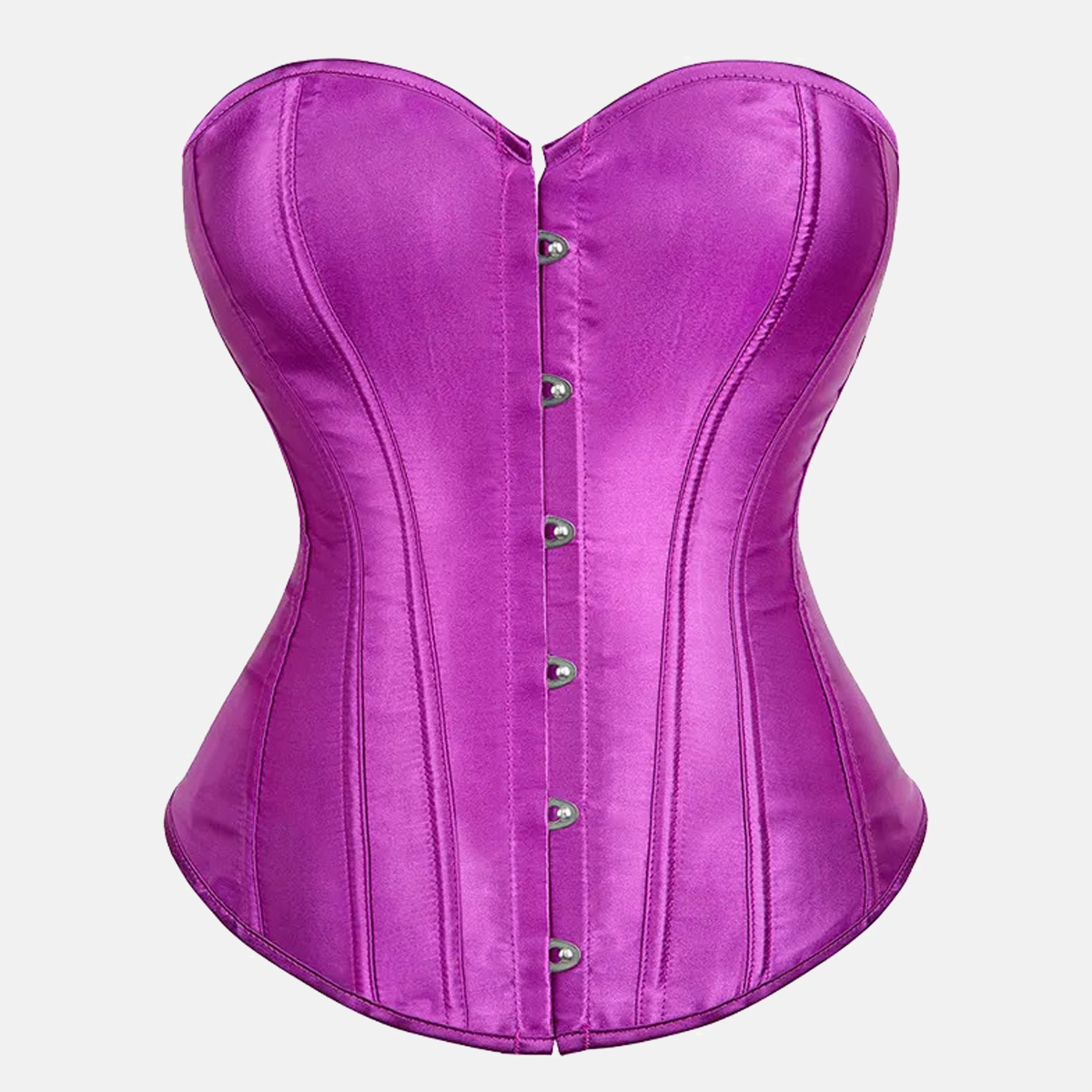 corset violet ajusté