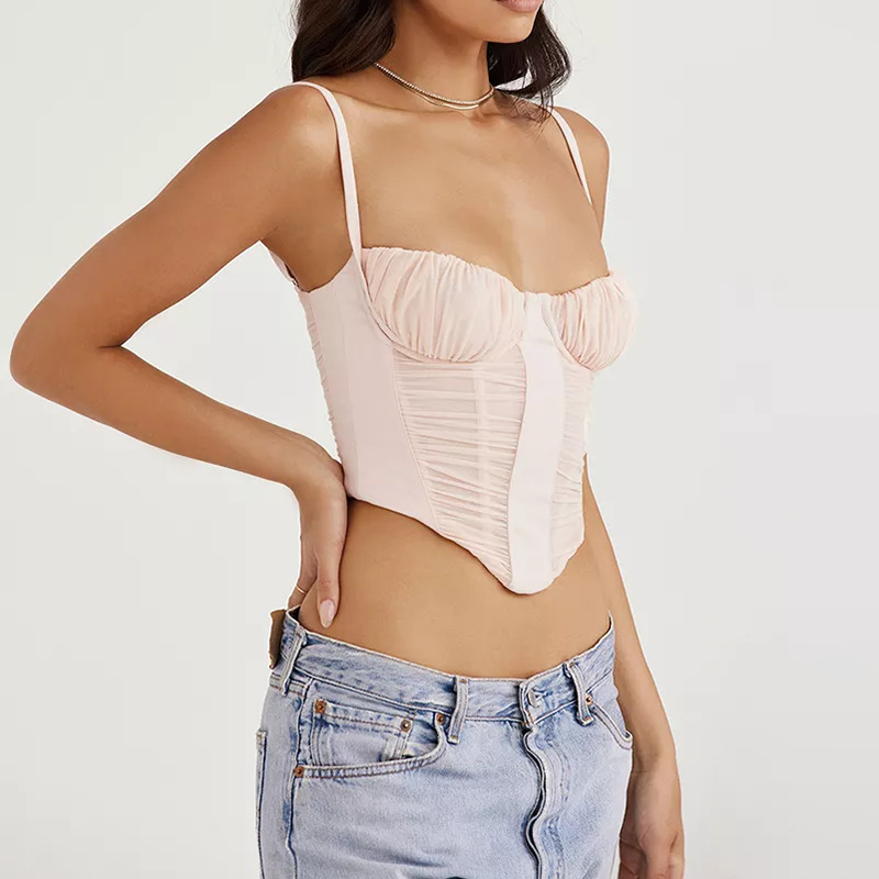 chic bustier rose