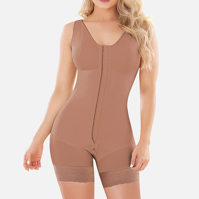 combinaison gaine minceur marron