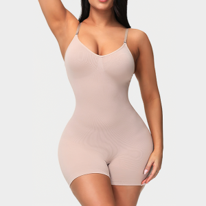 combinaison sculptante beige