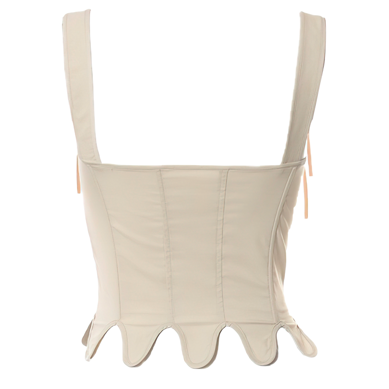 corset rétro à lacet frontal