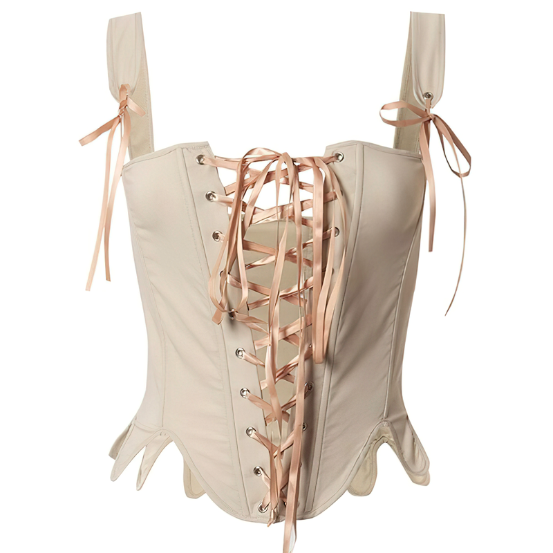 corset style vintage avec bretelles