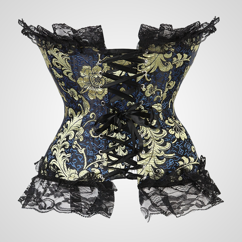 Corset élégant brocart