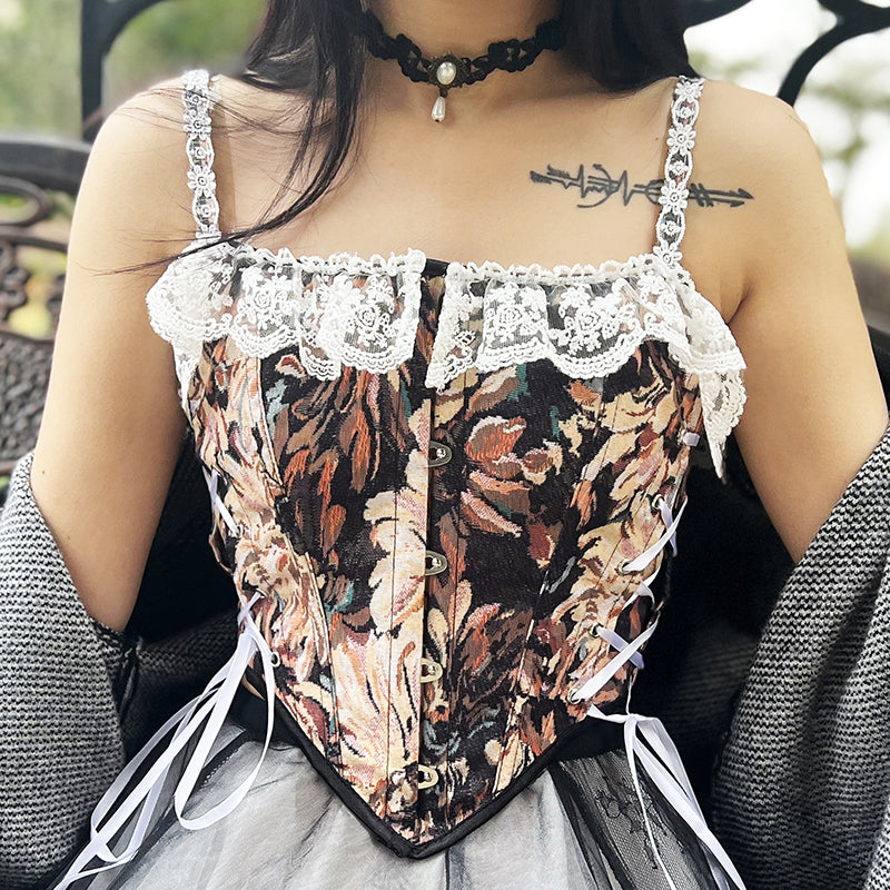 Corset bustier ancien élégant