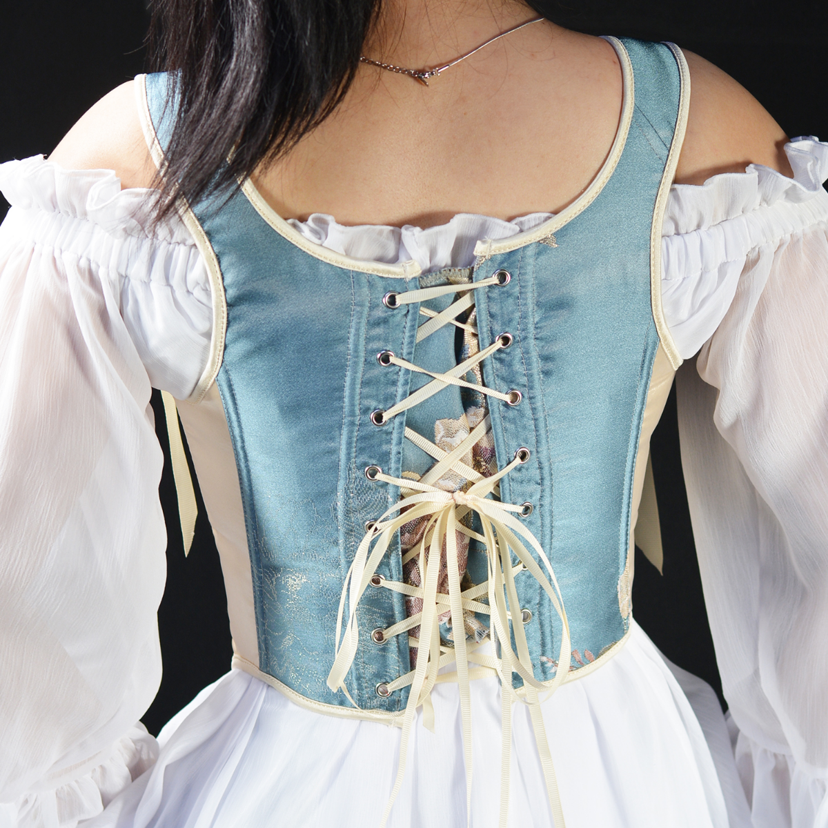 Bustier fleuri à bretelles