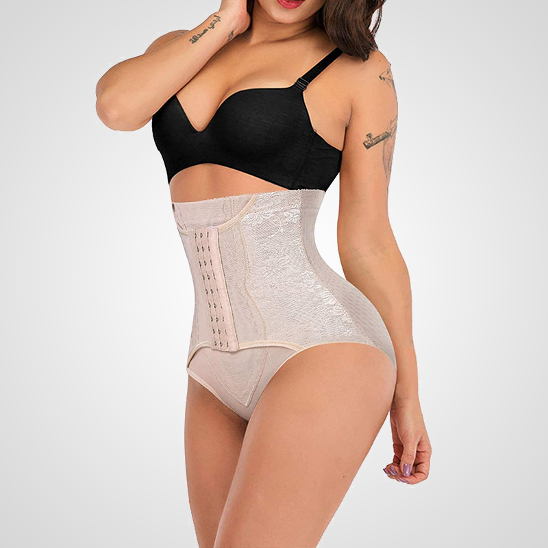 culotte sculptante à motifs floraux