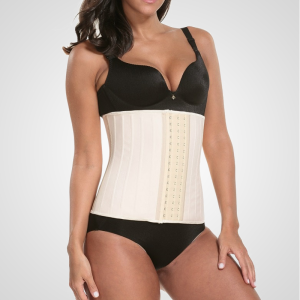 gaine en latex ventre plat beige