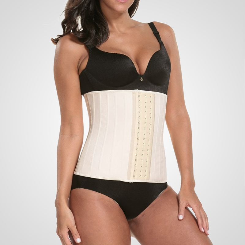 gaine en latex ventre plat beige