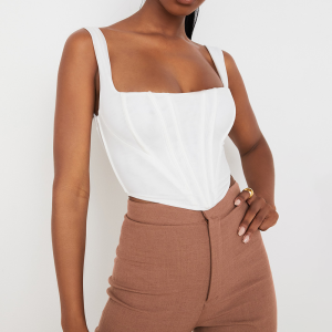 haut bustier blanc