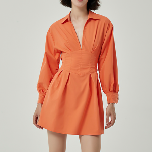 robe corset avec laçage au dos