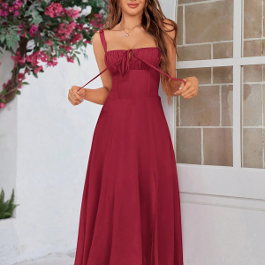 robe corset rouge