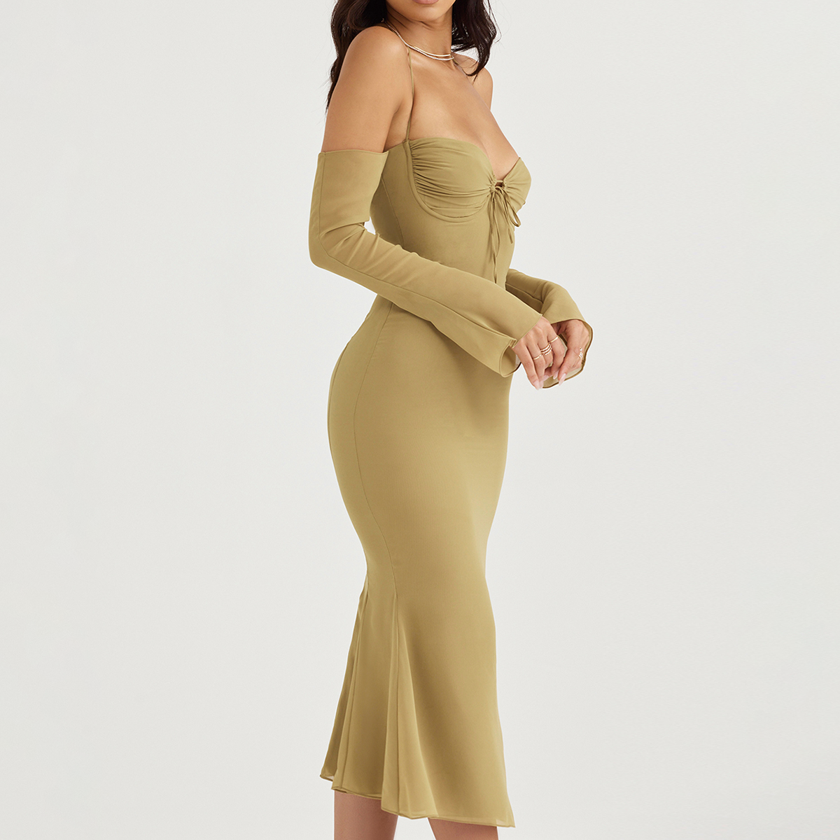 détail lacet robe