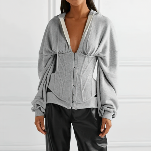 sweat corset gris