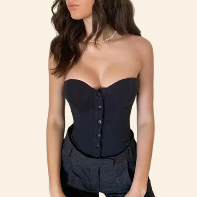 haute couture black corset