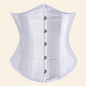Corset gothique blanc