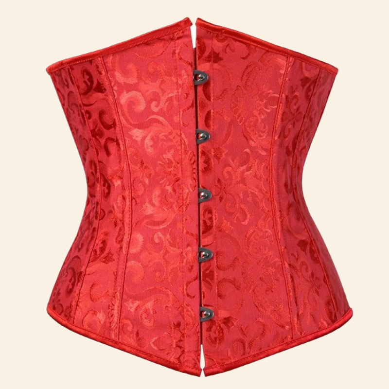 corset rouge underbust