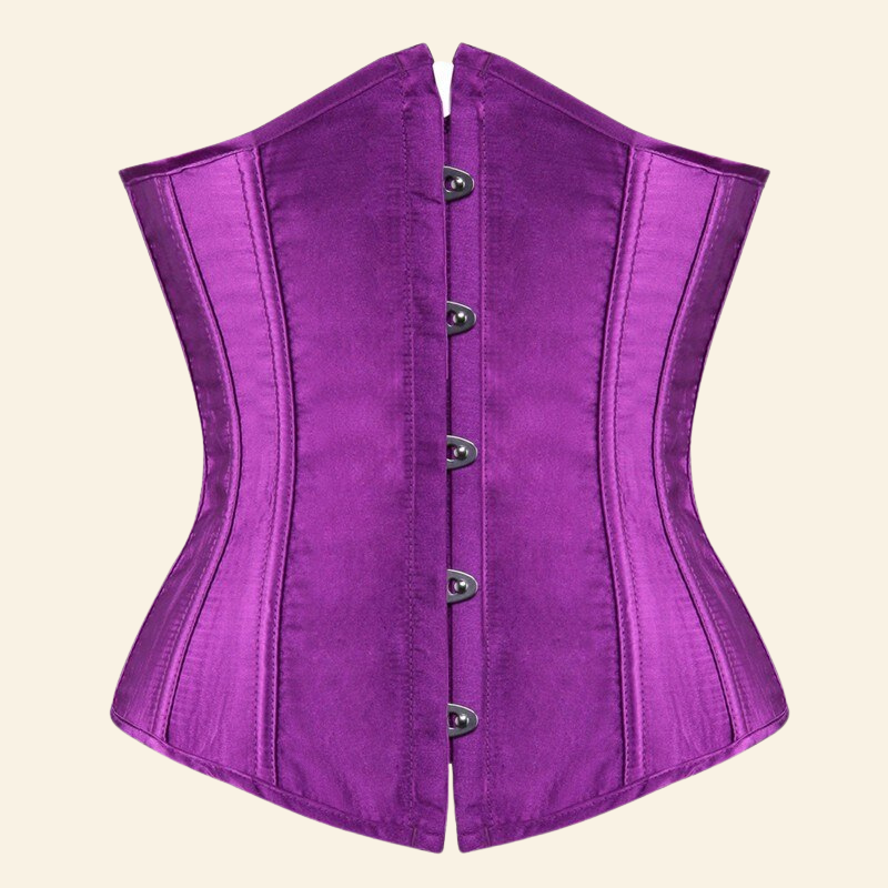 corset underbust gothique violet